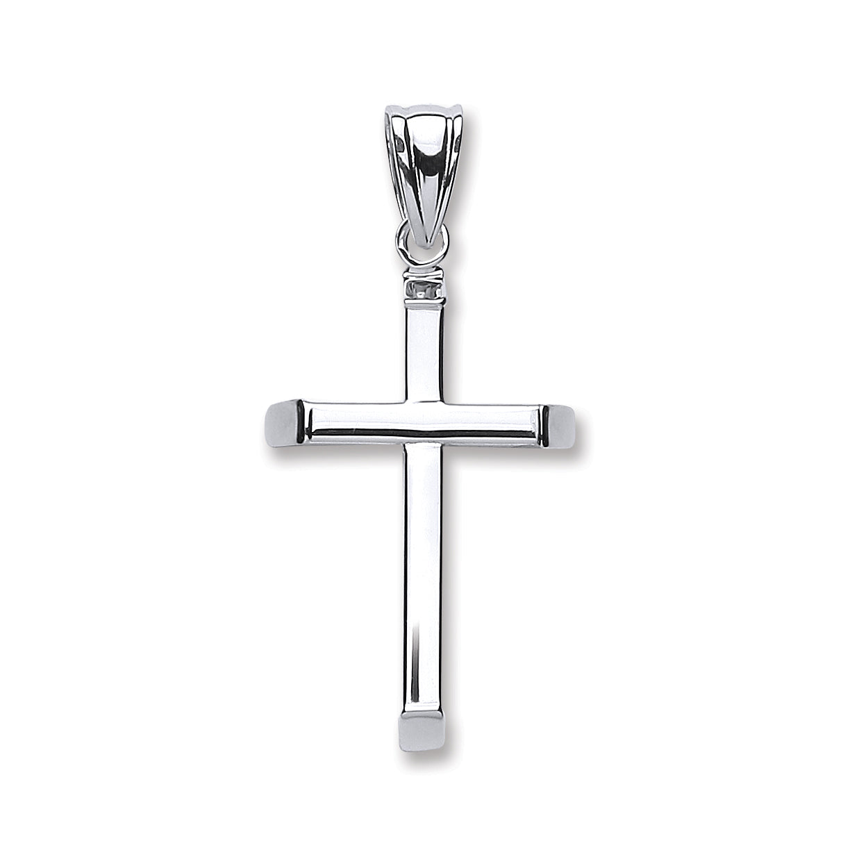 W/G Plain Hollow Cross