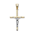 W & Y/G Hollow Crucifix