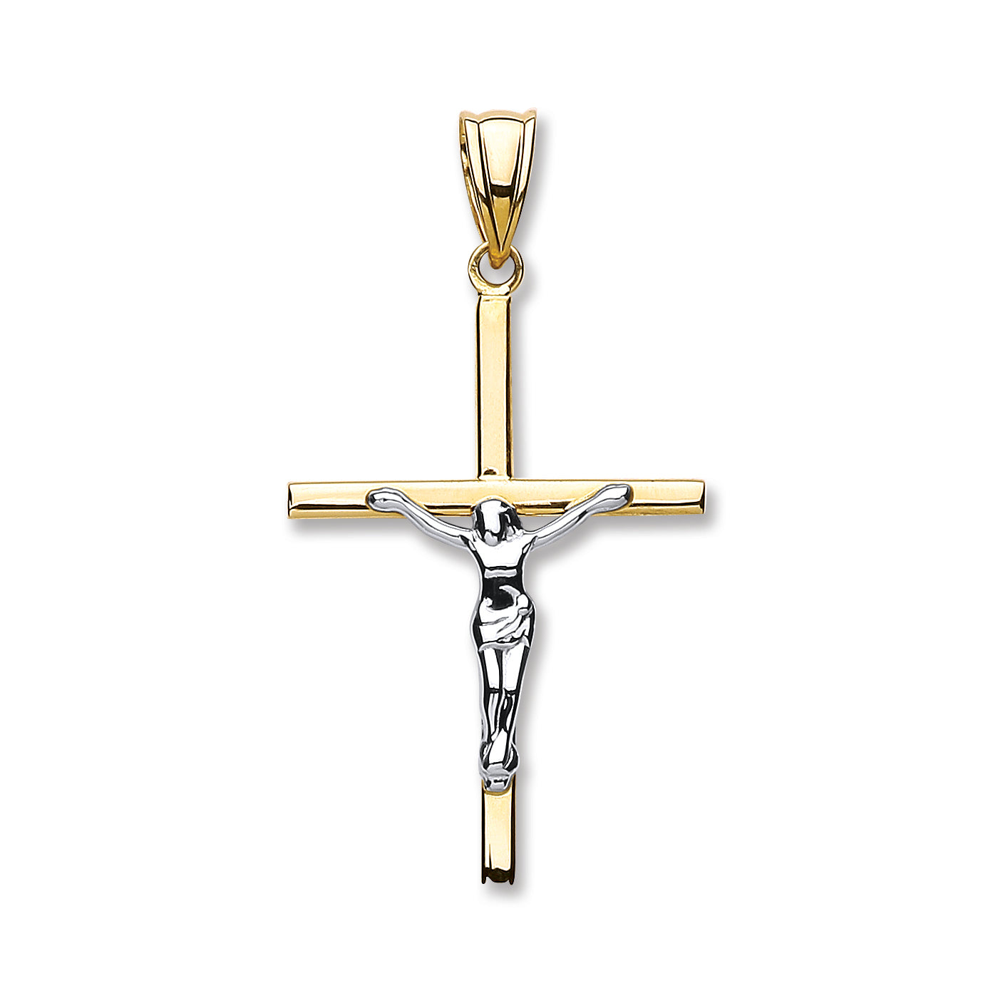W & Y/G Hollow Crucifix