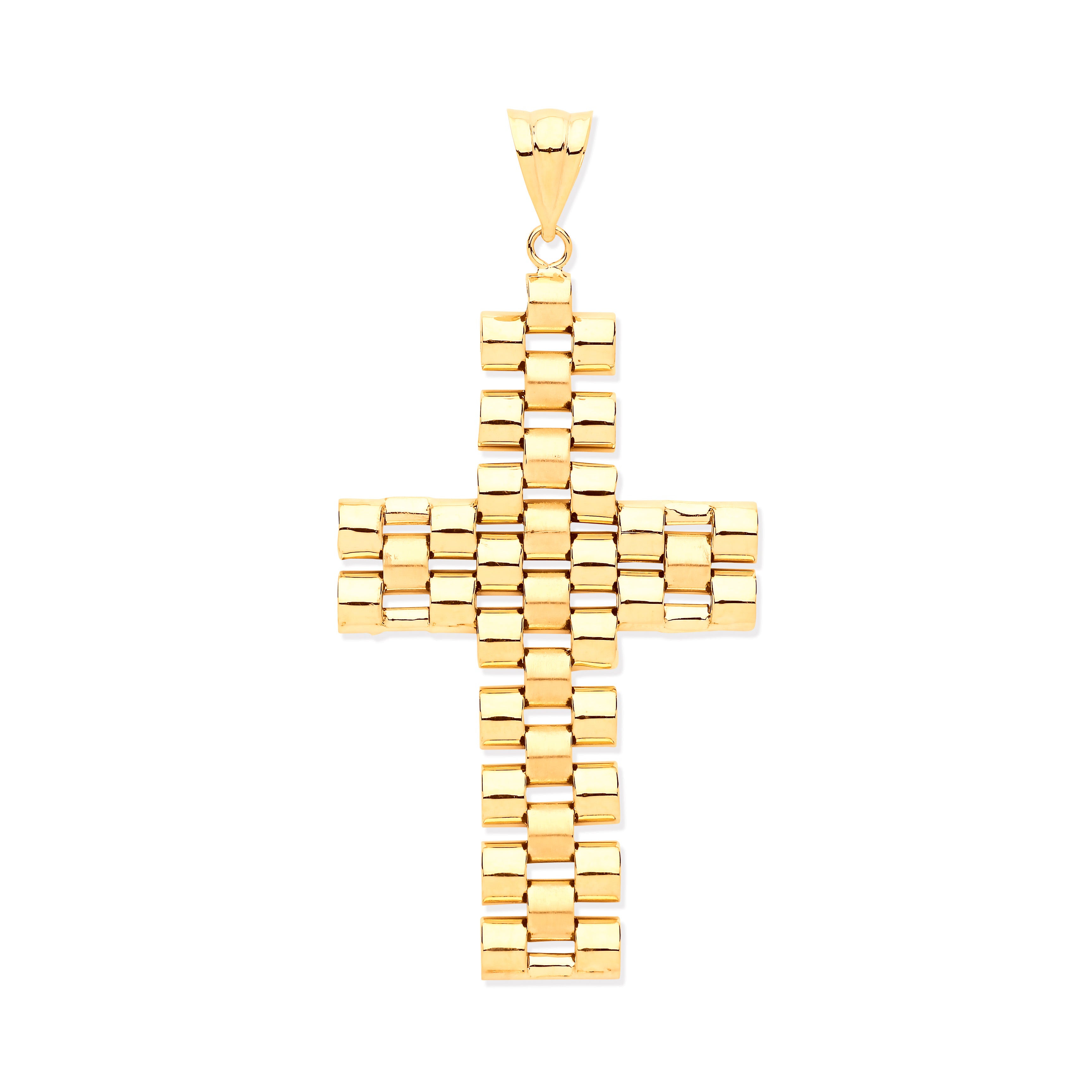 Y/G Fancy Link Large Cross