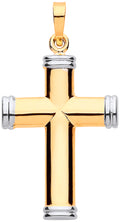 Y & W/G Hollow Tube Plain Cross
