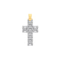 Y & W/G Cz Fancy Link 55mm Cross