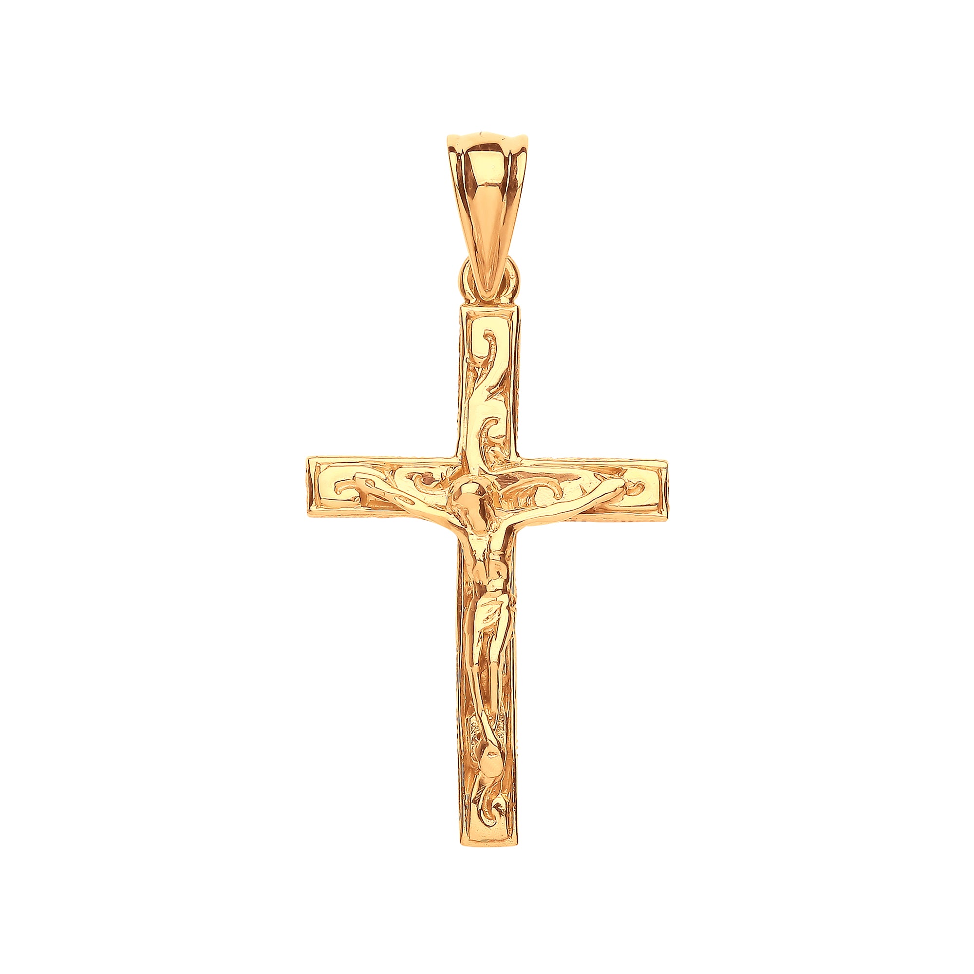 Y/G Large Ornate Crucifix