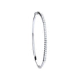 9ct White Gold 1.10ctw Diamond Bangle