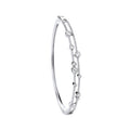 18ct White Gold 1.00ctw Dress Diamond Bangle