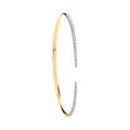 18ct Yellow Gold 0.50ct Hinged Bangle