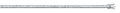 18ct White Gold 3.00ct Baguette Cut Diamond Bracelet