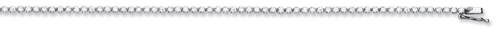 18ct White Gold 2.00ct Diamond Tennis Bracelet