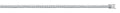 18ct White Gold 5.00ct Princess Cut Diamond Bracelet