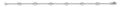 18ct White Gold 0.40ct Diamond by the Yard Rubover Bracelet