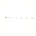 18ct Yellow Gold 0.40ct Diamond by the Yard Rubover Bracelet