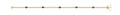 9ct Yellow Gold Bracelet 0.40ct Diamond 1.15ct Sapphire