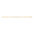 9ct Yellow Gold 0.42ct Curb Bracelet