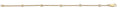 9ct Yellow Gold Diamond by the Yard Bracelet 0.20ctw