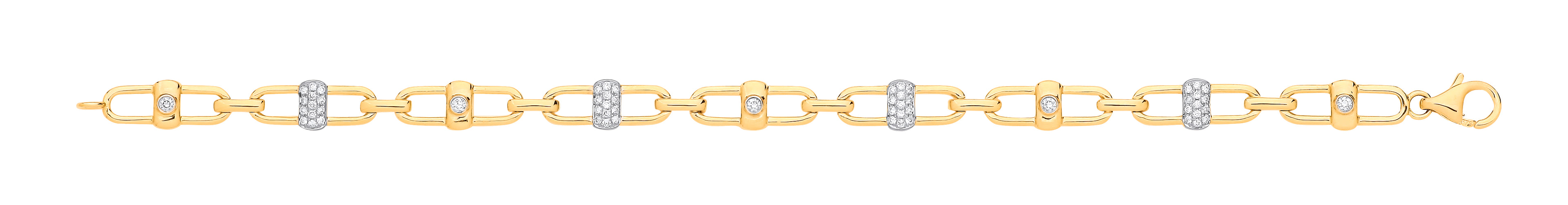 9ct Yellow Gold 0.38ctw Bracelet