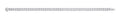 9ct White Gold 1.00ctw Gents Bracelet
