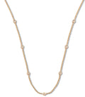 18ct Yellow Gold 0.50ct Diamond by the Yard Necklace 18in