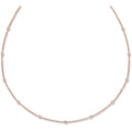 18ct Rose Gold 0.50ct Diamond by the Yard Necklace 18in