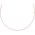 18ct Rose Gold 1.00ct Diamond by the Yard Necklace 36in
