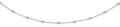 18ct White Gold 1.00ct Diamond by the Yard Necklace 18in