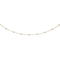 18ct Yellow Gold 1.00ct Diamond by the Yard Necklace 18in Chain