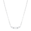 9ct White Gold 0.35ctw Necklace
