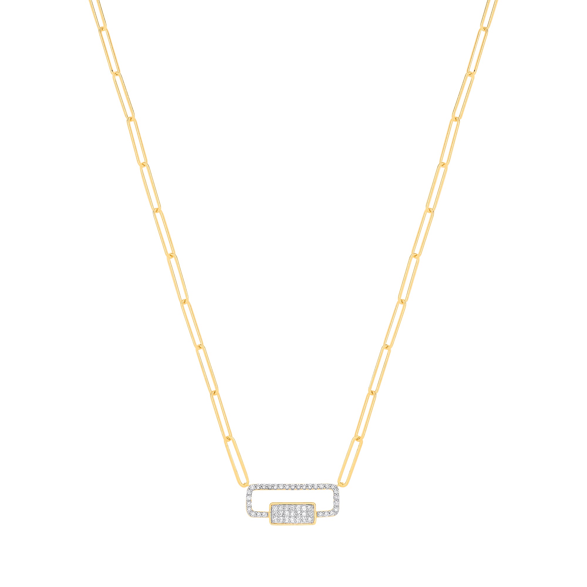9ct Yellow Gold 0.22ctw Chain 17in