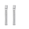 9ct White Gold 0.21ct Diamond Drop Earrings