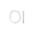 9ct White Gold 0.25ct Diamond Earrings