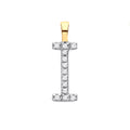 9ct Yellow Gold 0.05ct Diamond I Initial