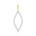 9ct Yellow Gold 0.17ct Diamond Pendant