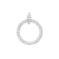 9ct White Gold 0.60ct Circle of Life Diamond Pendant