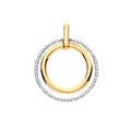9ct Yellow Gold 0.10ctw Circle of Life Pendant