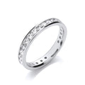 18ct WG Channel Set Full Eternity 1.00ctw Diamond Ring