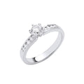 Platinum 0.70ctw Brilliant Cut Diamond Ring