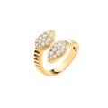 9ct Yellow Gold Serpent Fancy Ring 0.70ctw