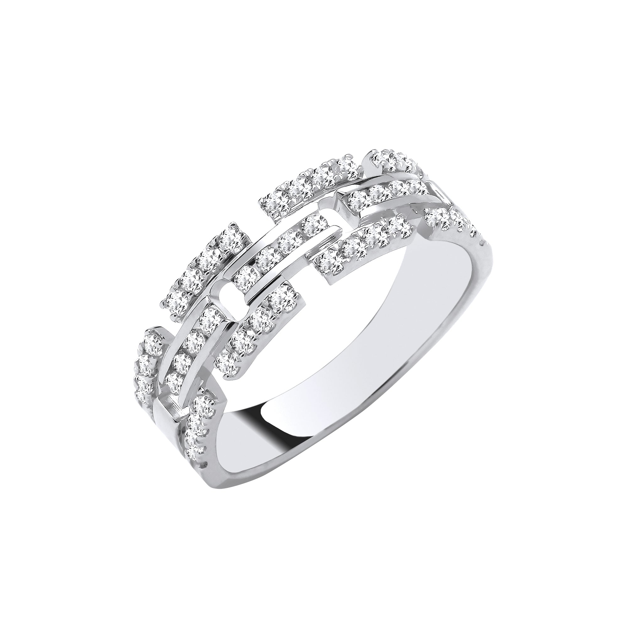 9ct White Gold 0.50ctw Ring