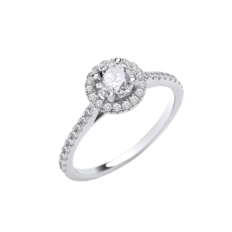 18ct White Gold 0.75ctw Ring