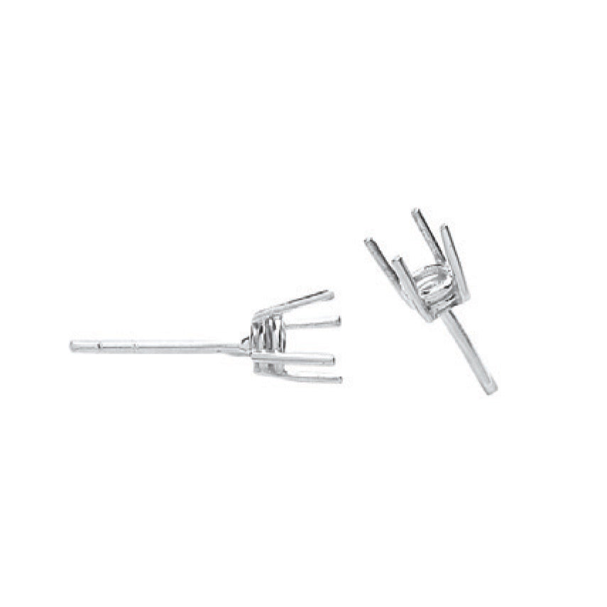 18ct W/G Earrings Mount 0.50-0.60ctw