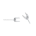 18ct W/G Earrings Mount 1.00-1.50ctw