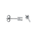 9ct W/G Earrings Mount 0.15ctw