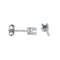9ct W/G Earrings Mount 0.20ctw