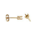 9ct Y/G Earrings Mount 0.15ctw