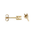 9ct Y/G Earrings Mount 0.20ctw