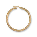 Y/G 47mm Twisted Hoop Earrings