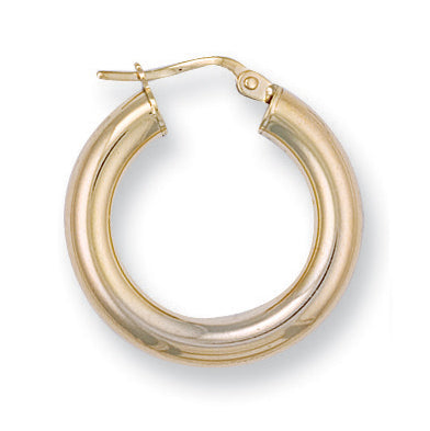 Y/G 24mm Round Tube Hoop Earrings
