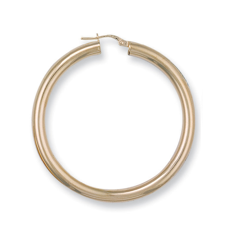 Y/G 48mm Round Tube Hoop Earrings