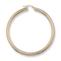 Y/G 58mm Round Tube Hoop Earrings