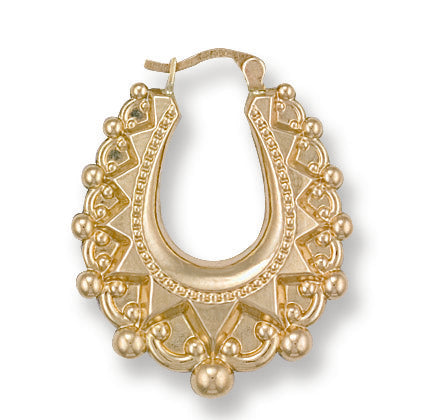 Y/G Fancy Oval Creoles