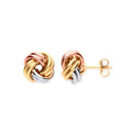 W Y & R/G 11mm Knot Studs